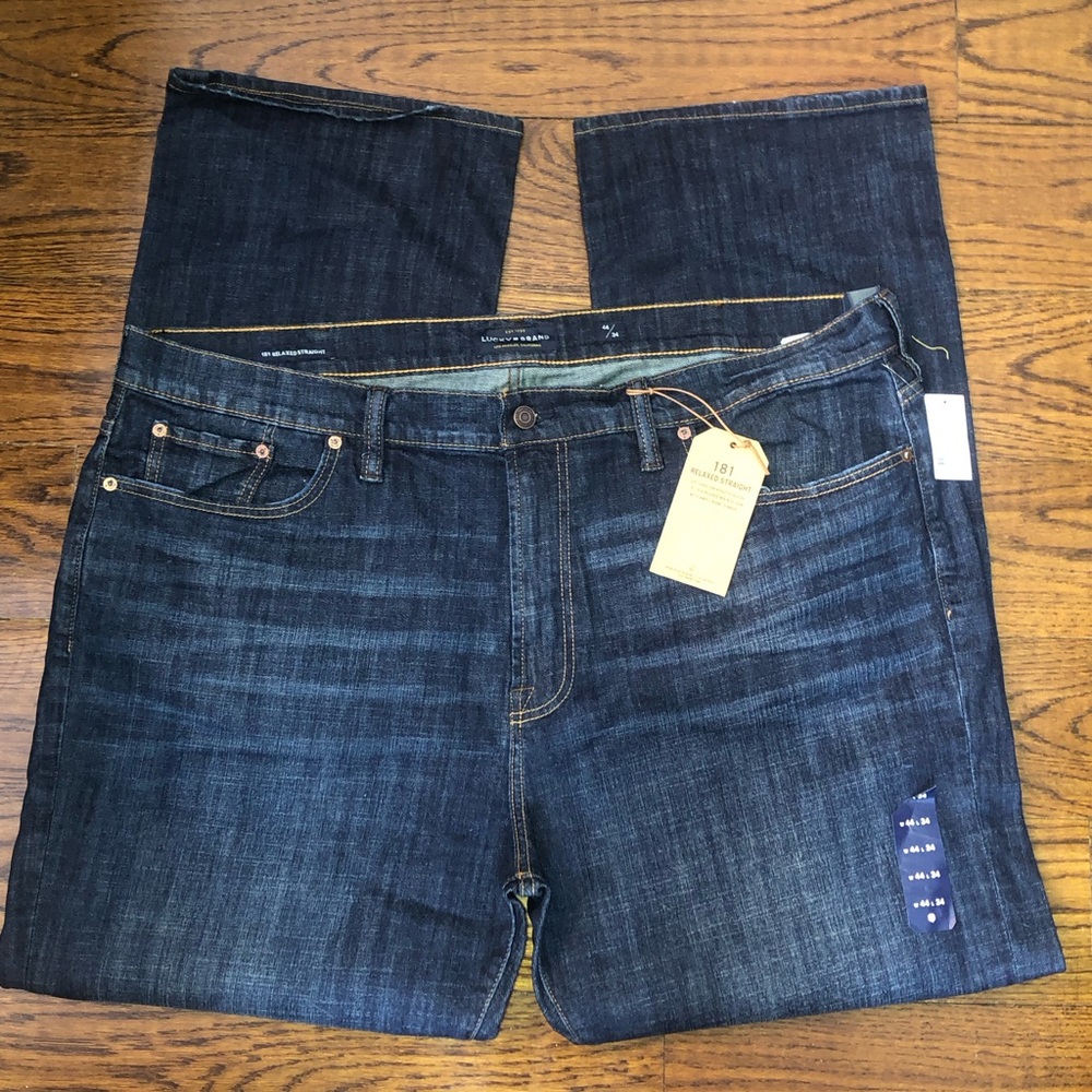 LUCKY BRAND Mens 181 Relaxed Leg Jeans Size 44x34  NWT - Picture 13 of 13